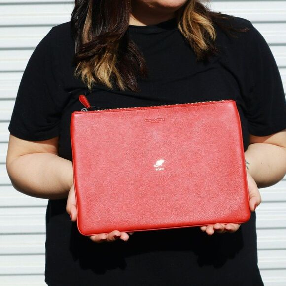 NEW Coach YEAR OF RAT Limited Edition Oversize Travel Organizer Pouch - Picture 1 of 9